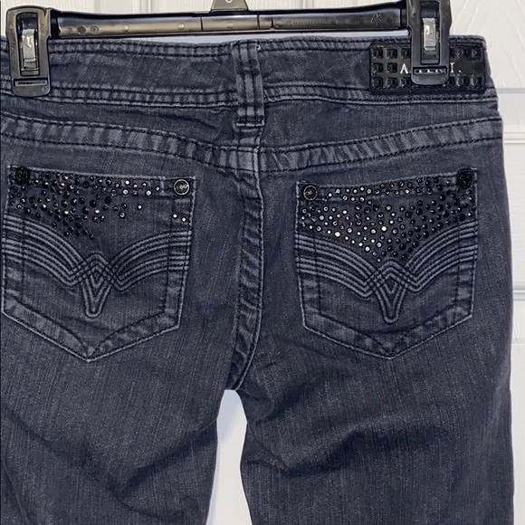 AFFLICTION Black Denim Jade Bootcut Jeans - Picture 5 of 13